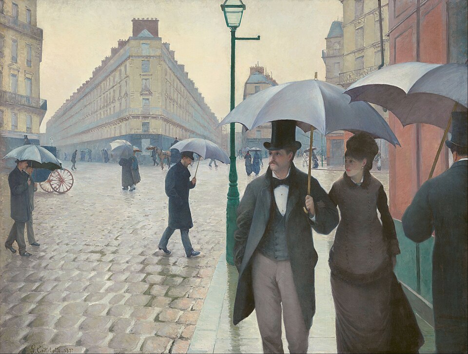 Gustave Caillebotte, Paris Street, Rainy Day, 1877