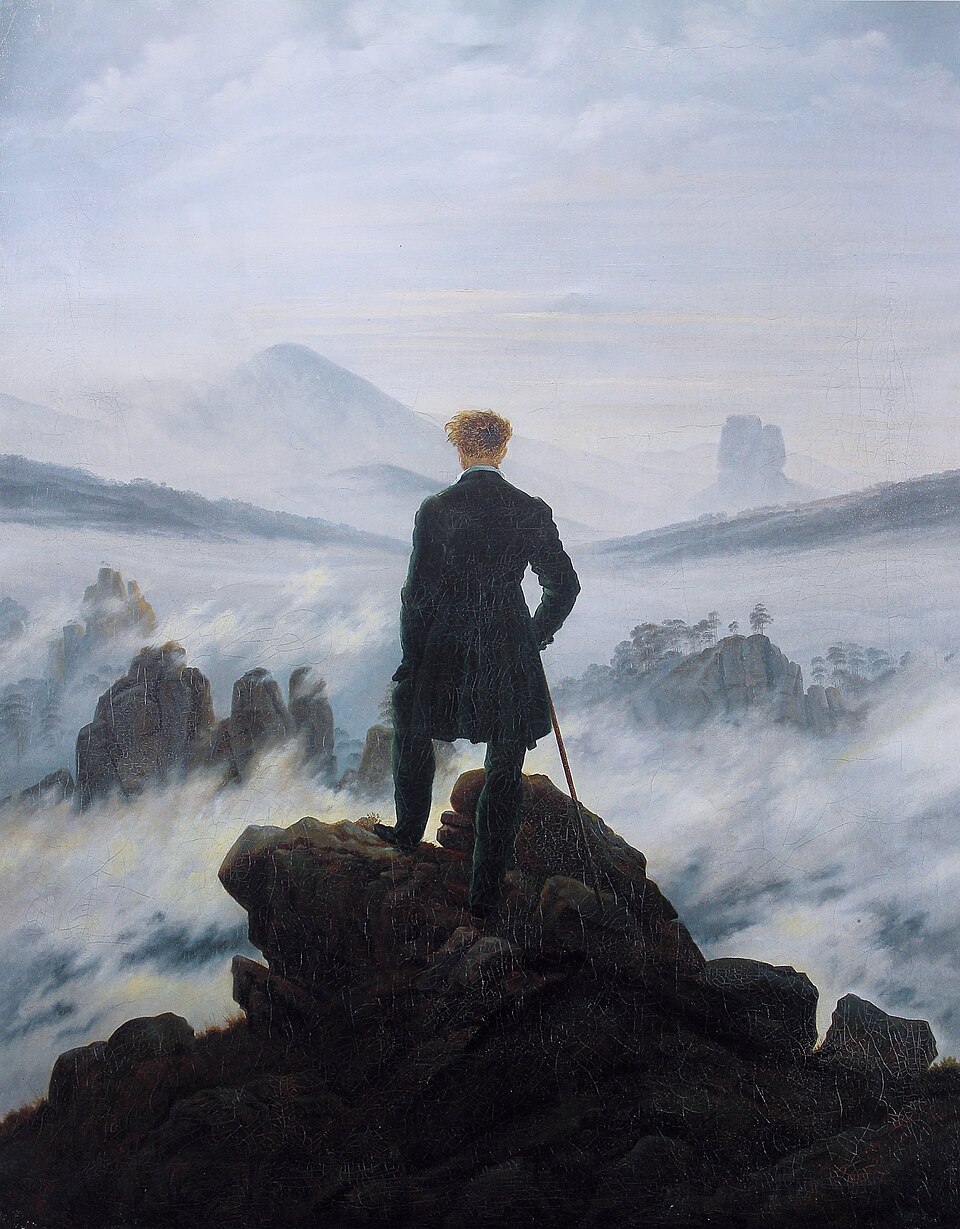 Caspar David Friedrich, Wanderer above the Sea of Fog, 1818