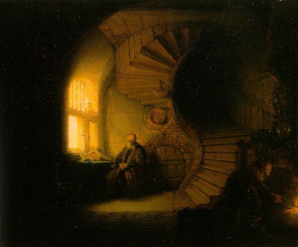 Rembrandt van Rijn, Philosopher in Meditation, 1632